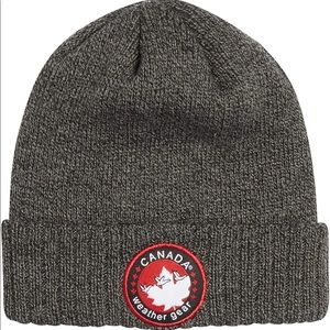 Canada Weather Gear Marled Knit Cuffed Beanie Style Winter Hat Gray